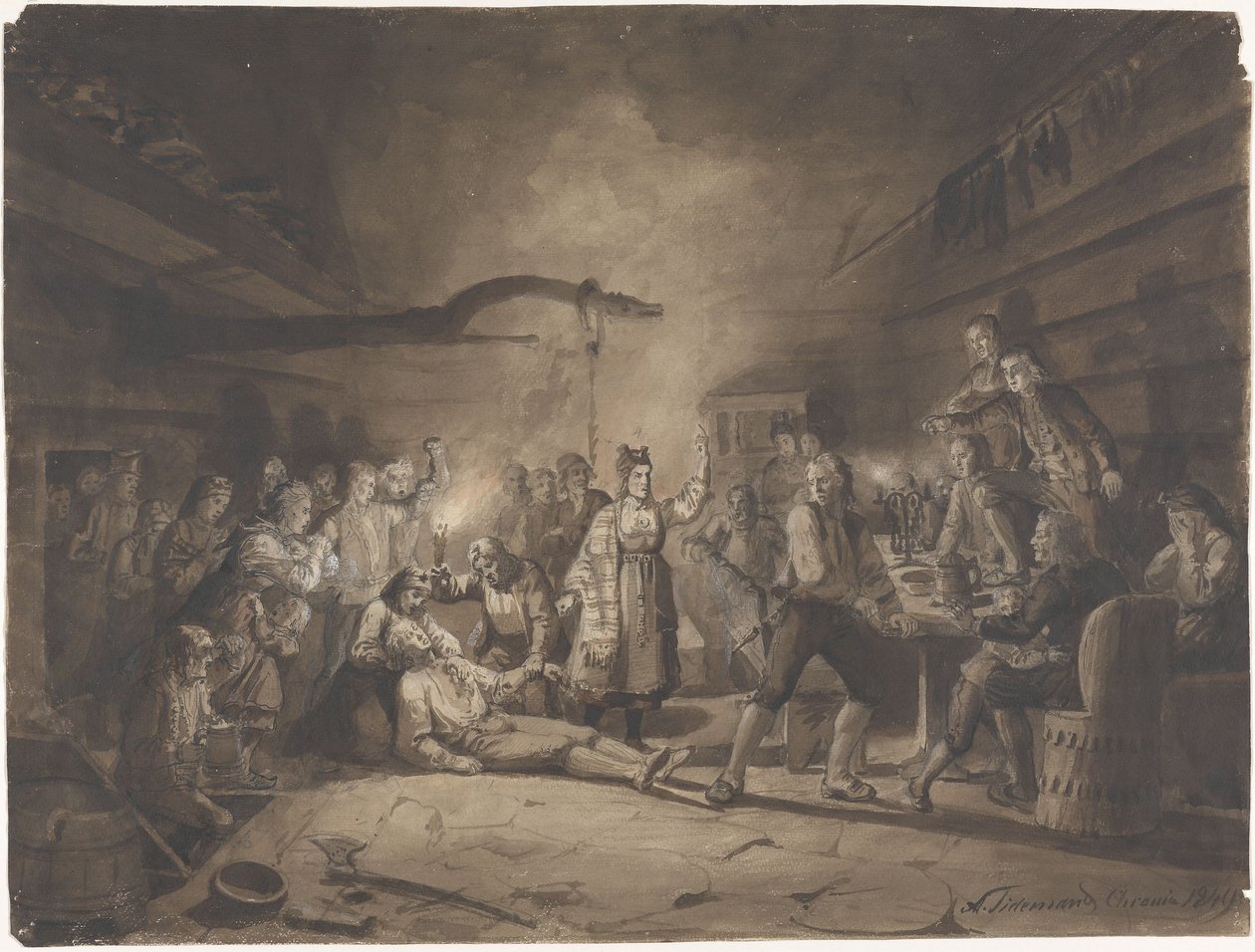 Após o duelo de Adolph Tidemand