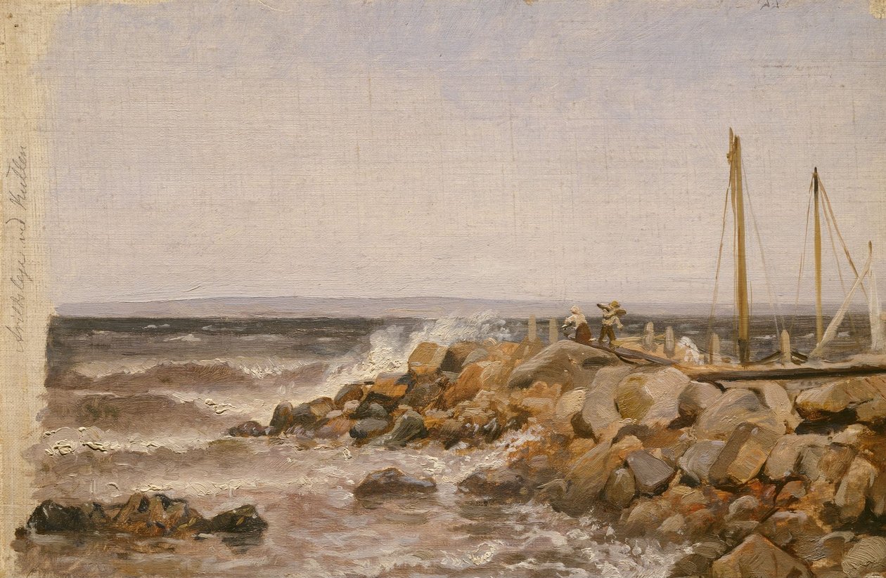 De Kullen, na Suécia de Adolph Tidemand