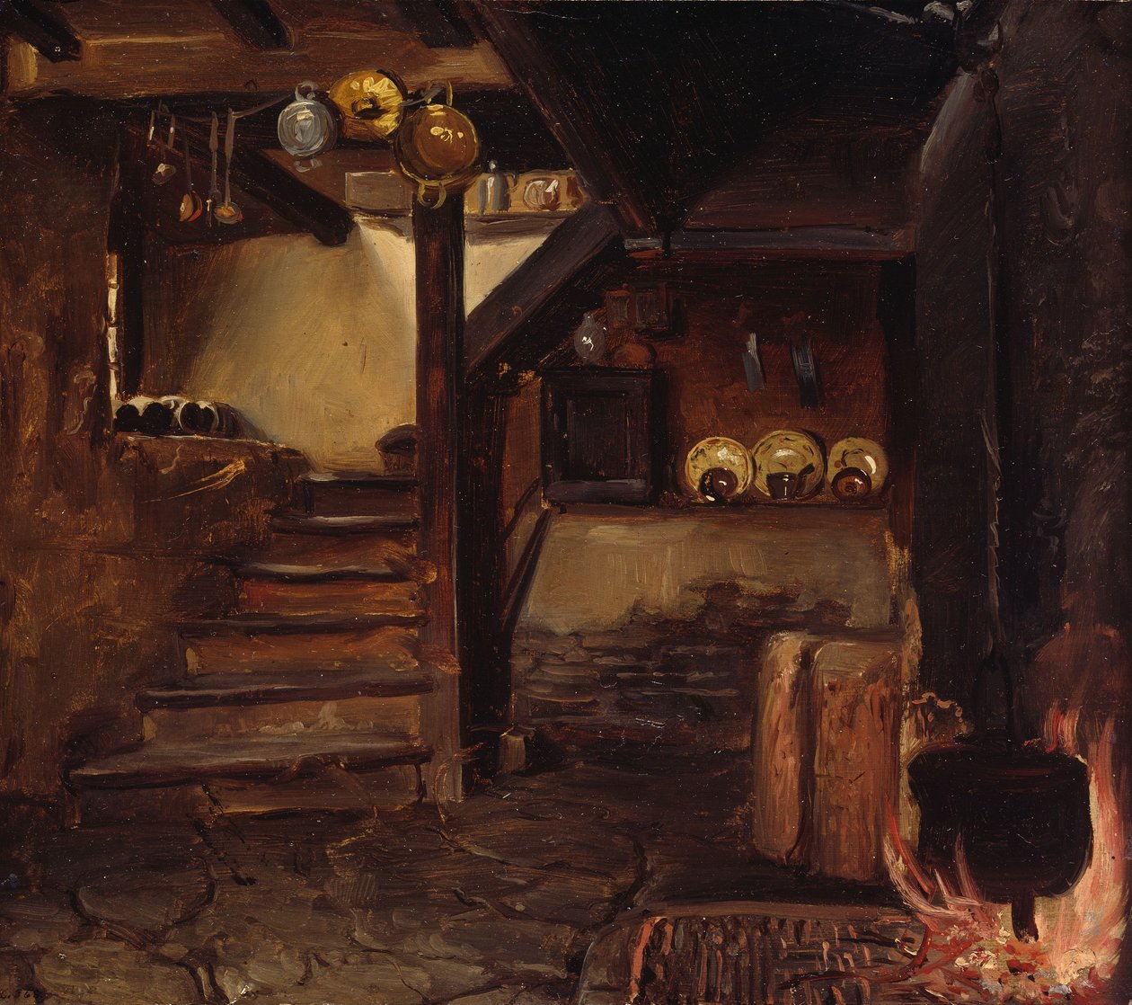 Cozinha alemã de Adolph Tidemand