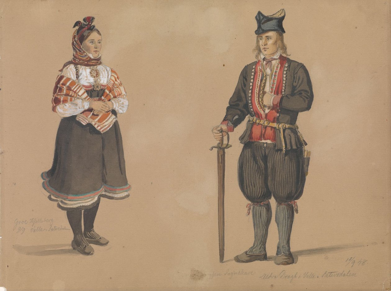 Gro Kjelleberg; Bjugen Sagneskare, Valle de Adolph Tidemand