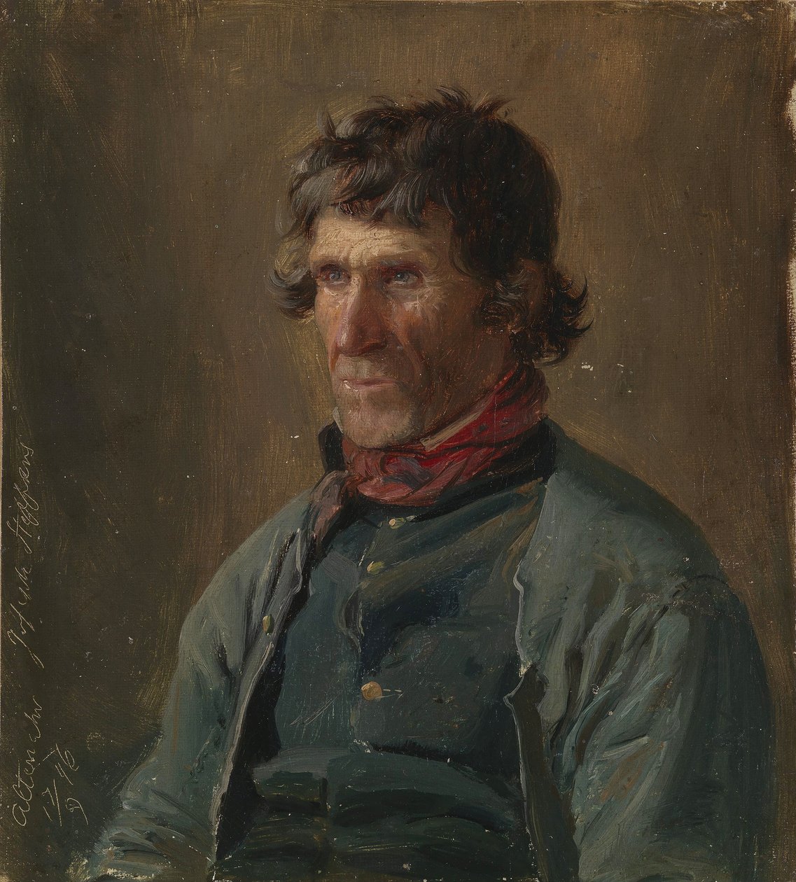 Joseph Steffens, de Altenahr. Estudo de figura de Adolph Tidemand