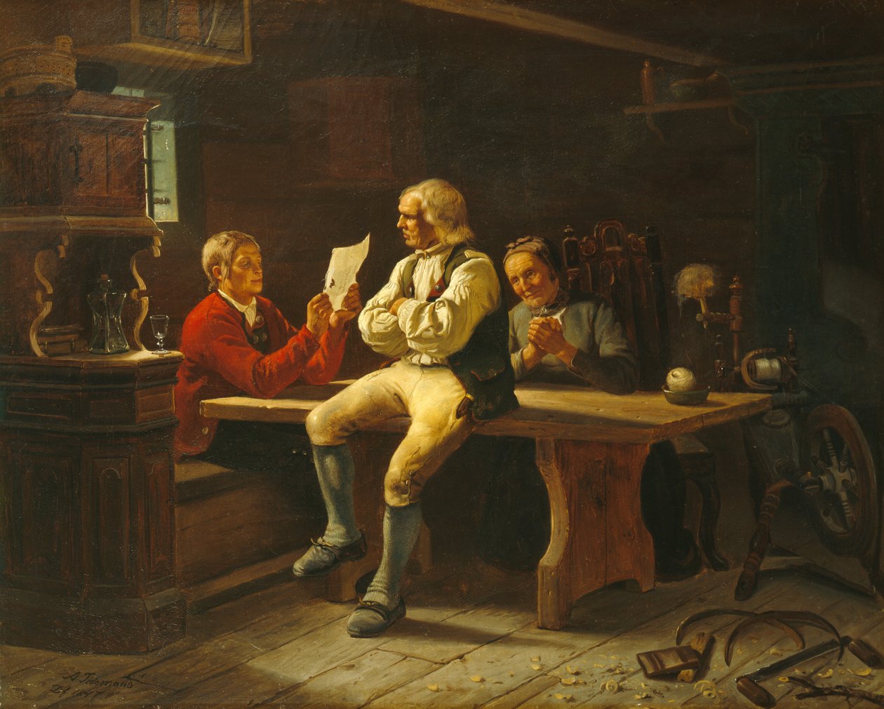 Carta da América de Adolph Tidemand