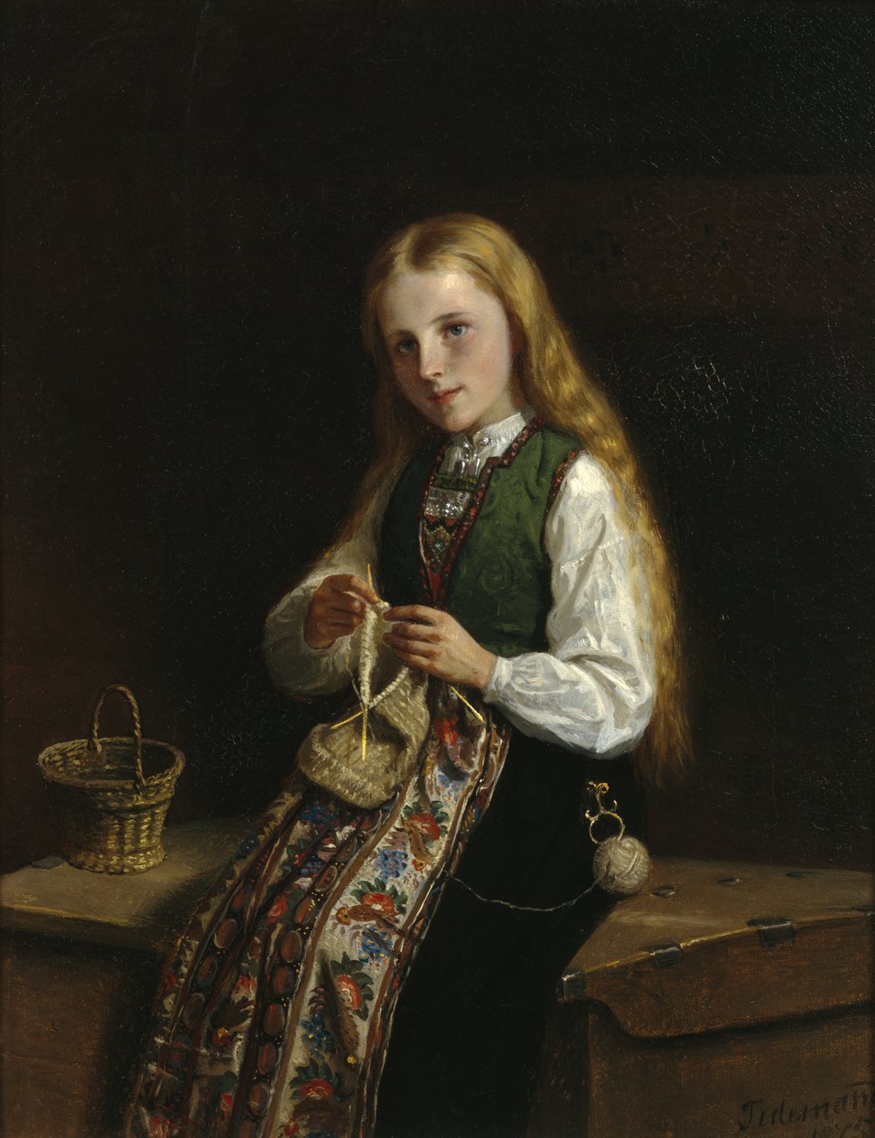 Pequena Synneave de Adolph Tidemand