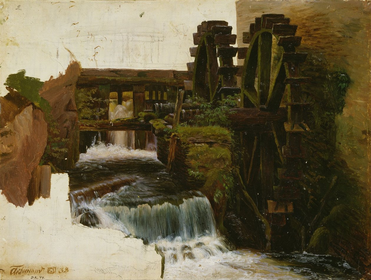 Ribeiro do moinho de Adolph Tidemand