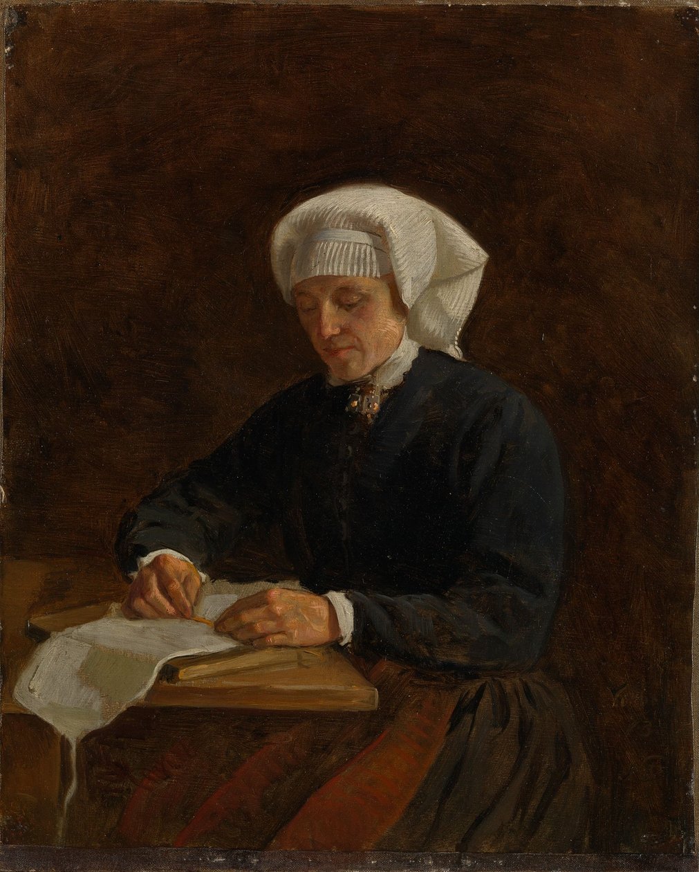 Camponesa de Vikøy de Adolph Tidemand