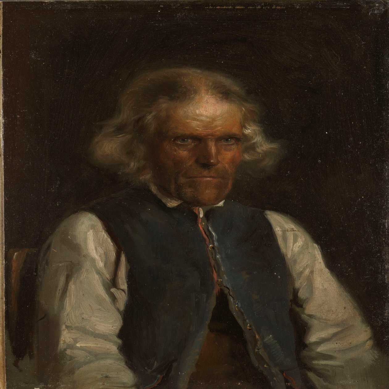 Retrato de um agricultor de Voss de Adolph Tidemand