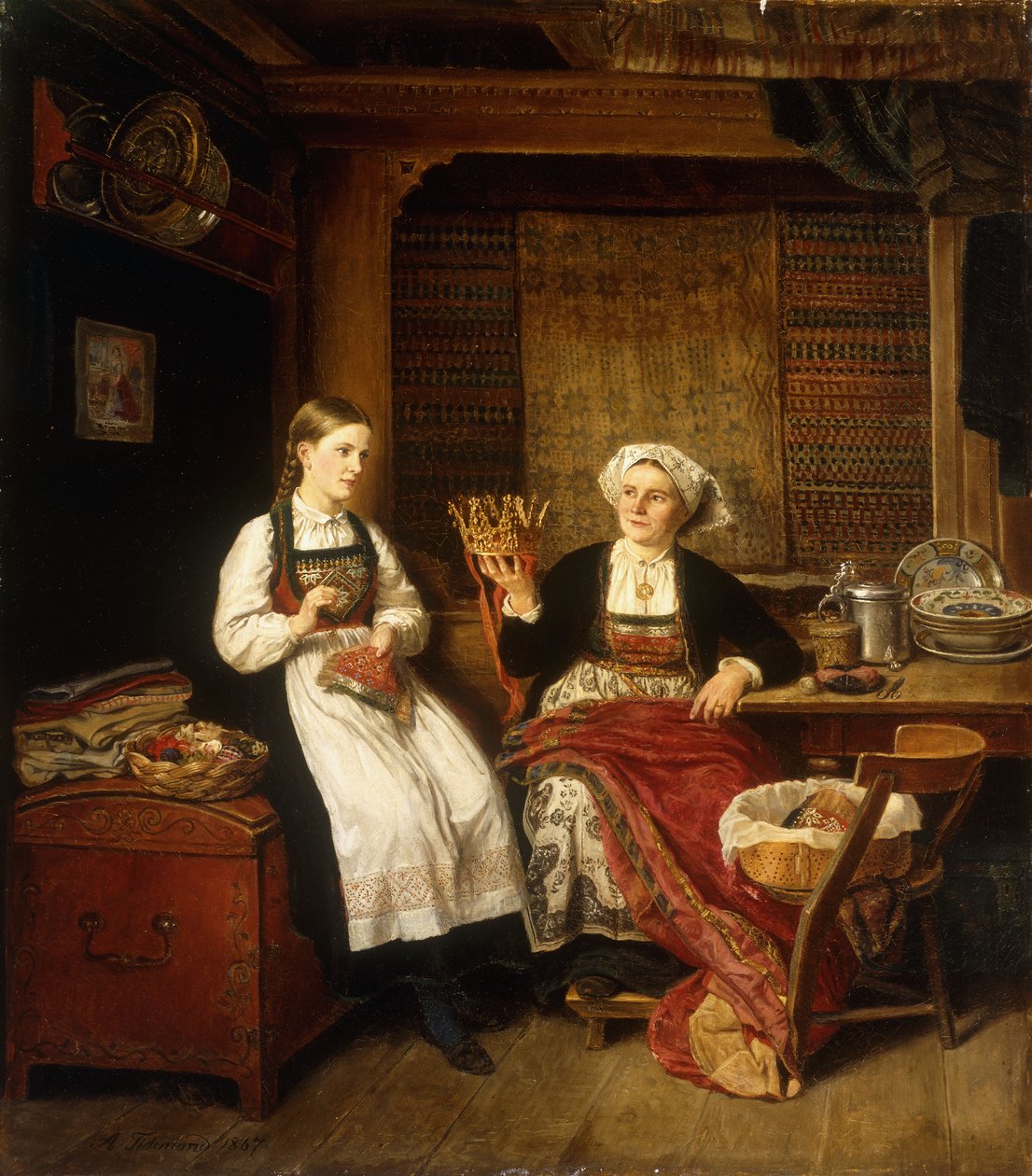 Preparativos para a Celebração de Adolph Tidemand