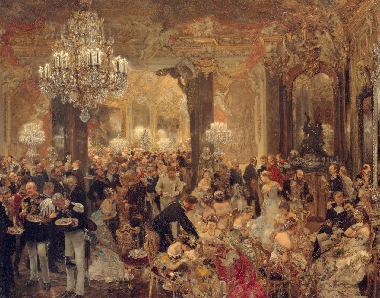 A bola souper de Adolph Menzel