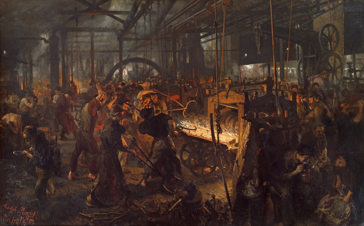 Laminador de ferro de Adolph Menzel