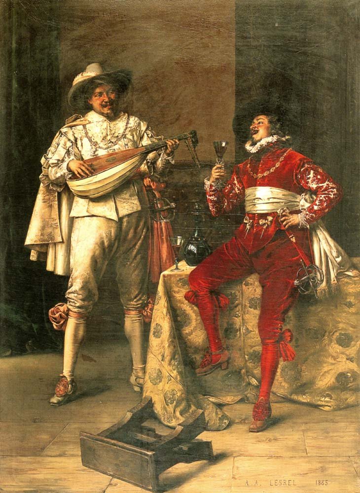 Gentlemens Pleasures de Adolphe Alexandre Lesrel