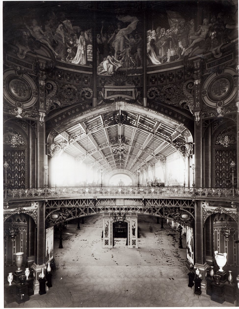 O Domo Central da Exposição Universal de 1889 em Paris de Adolphe Giraudon