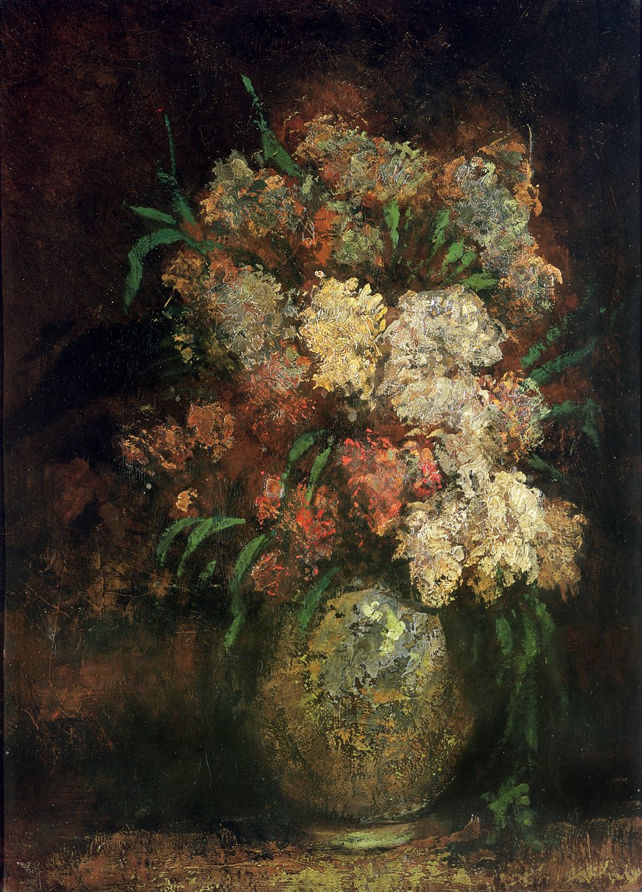 Vaso de Flores, c.1870-75 de Adolphe Joseph Thomas Monticelli