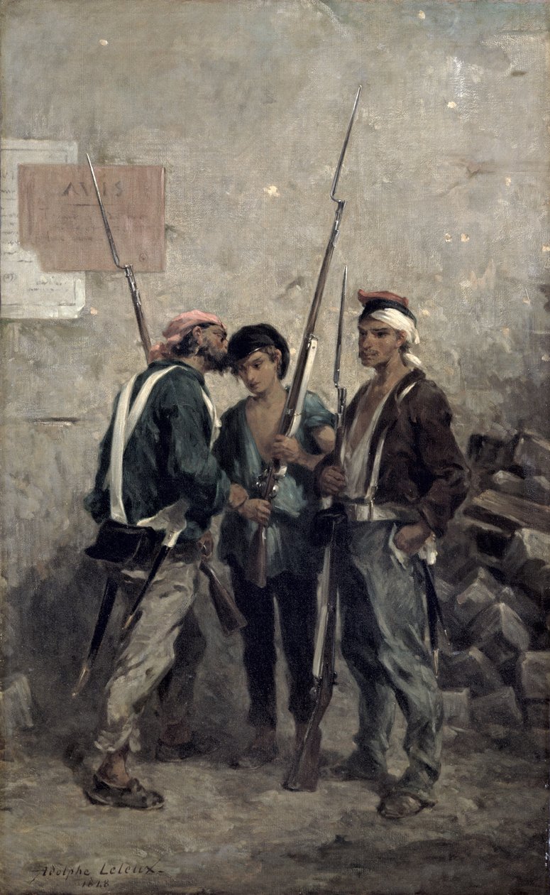 A senha, 24 de fevereiro de 1848 de Adolphe Pierre Leleux