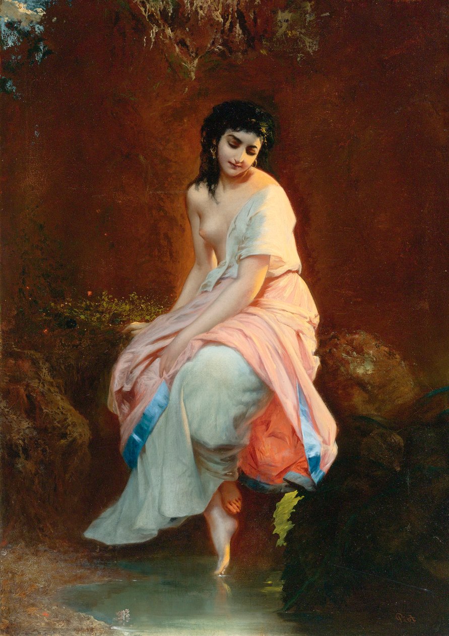 O banhista de Etienne Adolphe Piot