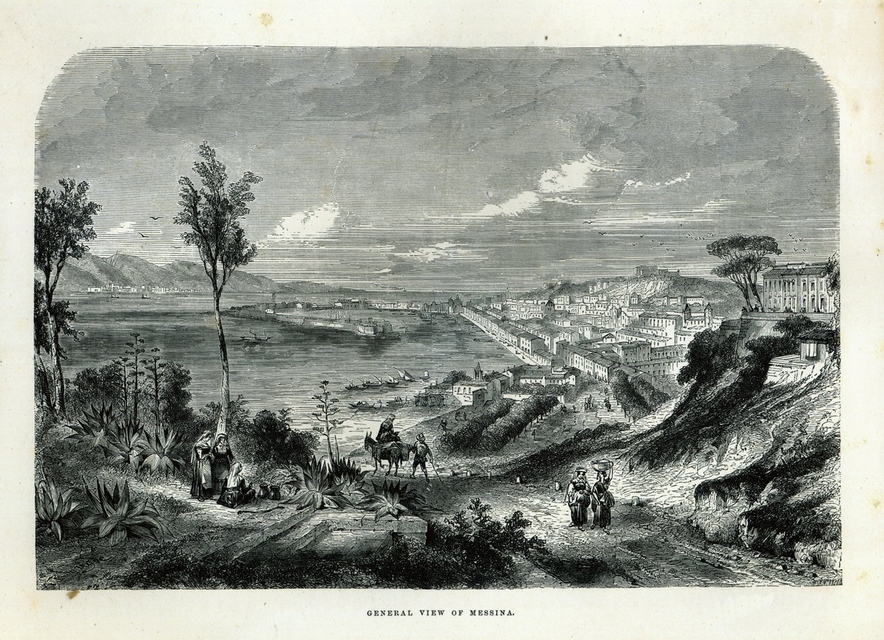 Visão Geral de Messina de Adolphe Rouergue