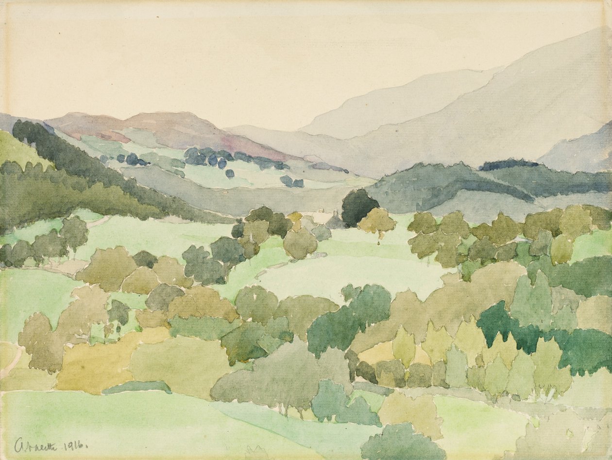 Perto de Ambleside, 1916 de Adolphe Valette