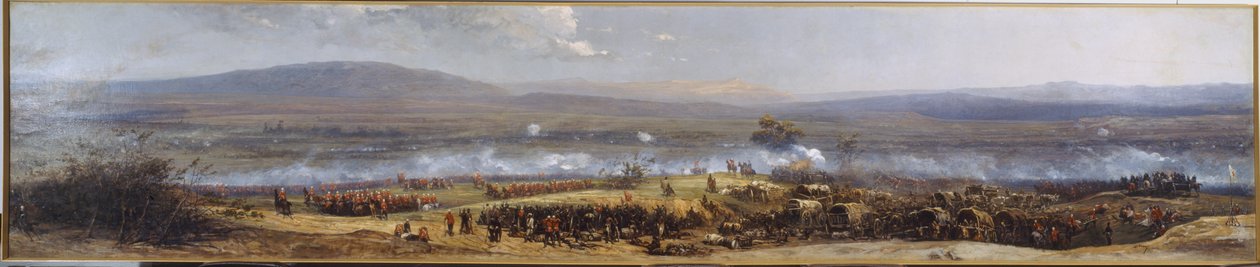 A Batalha de Ulnudi em 4 de julho de 1879, c.1880 de Adolphe Yvon