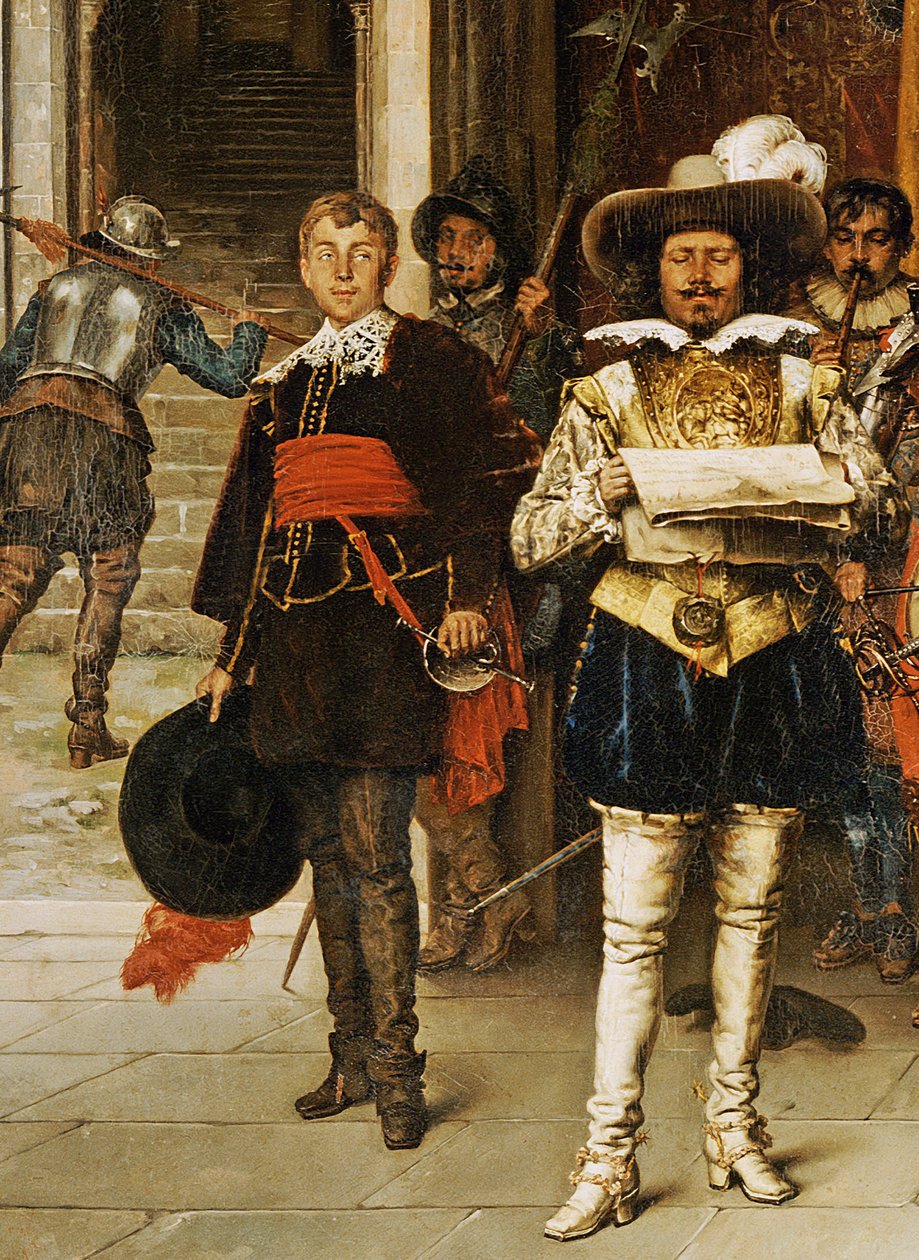 Mosqueteiros do rei de Adolphe Alexandre Lesrel