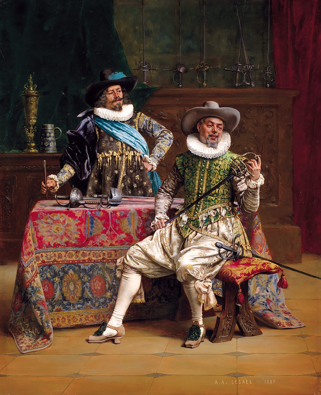 Os armeiros do rei de Adolphe Alexandre Lesrel