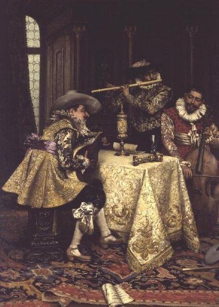Os Músicos de Adolphe Alexandre Lesrel