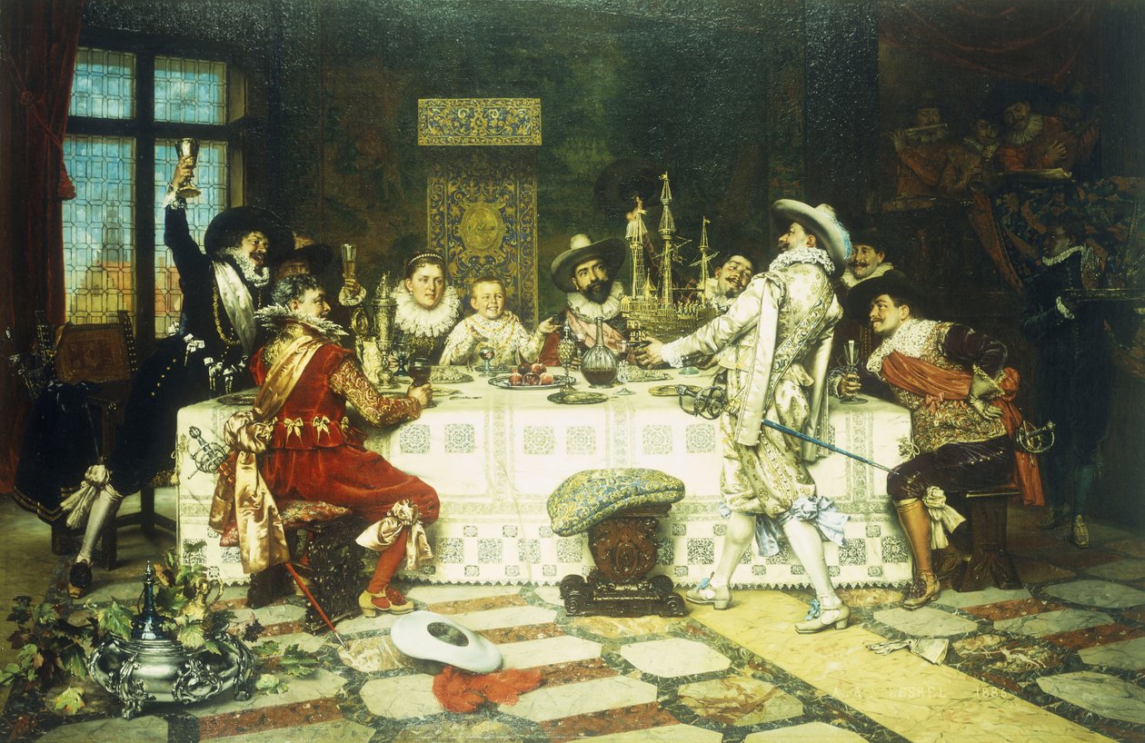 Festa de Aniversário do Príncipe de Adolphe Alexandre Lesrel