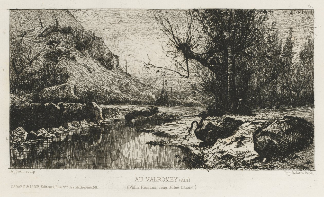 Em Valromay Ain, 1868. de Adolphe Appian