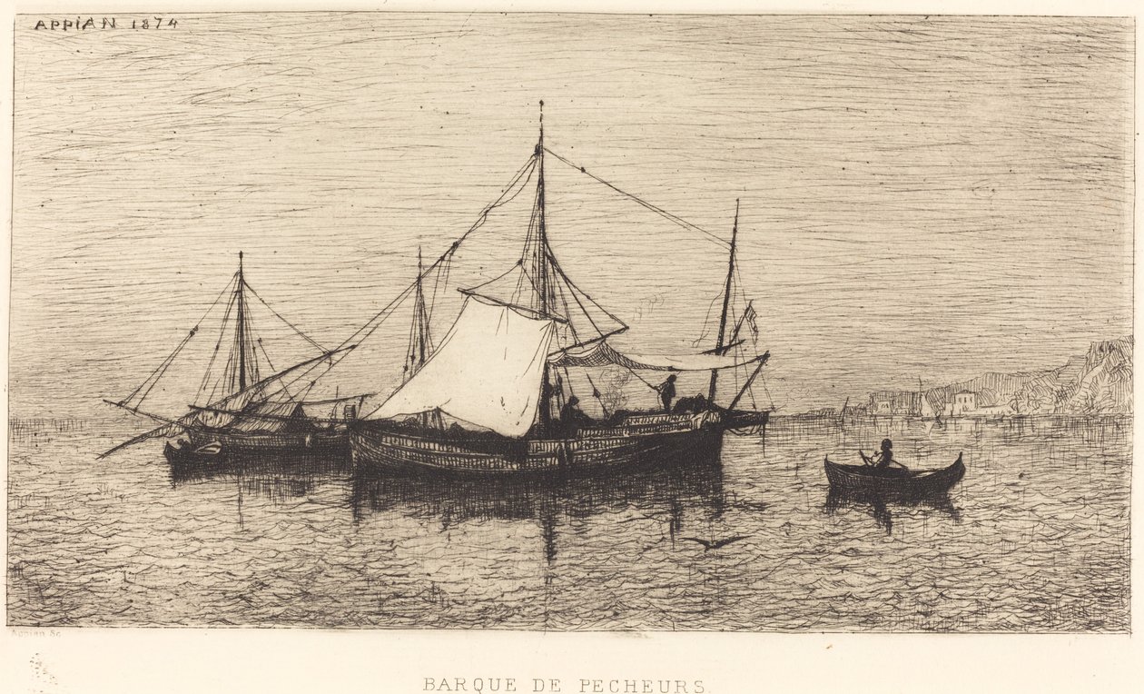 Barco de pesca de Adolphe Appian