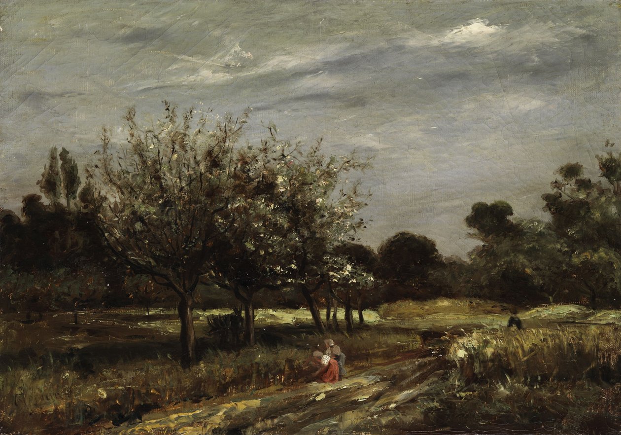  Paisagem com árvores de fruto de Adolphe Appian