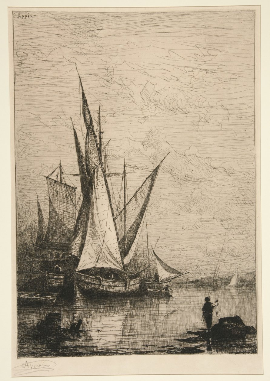 O porto de Génova de Adolphe Appian
