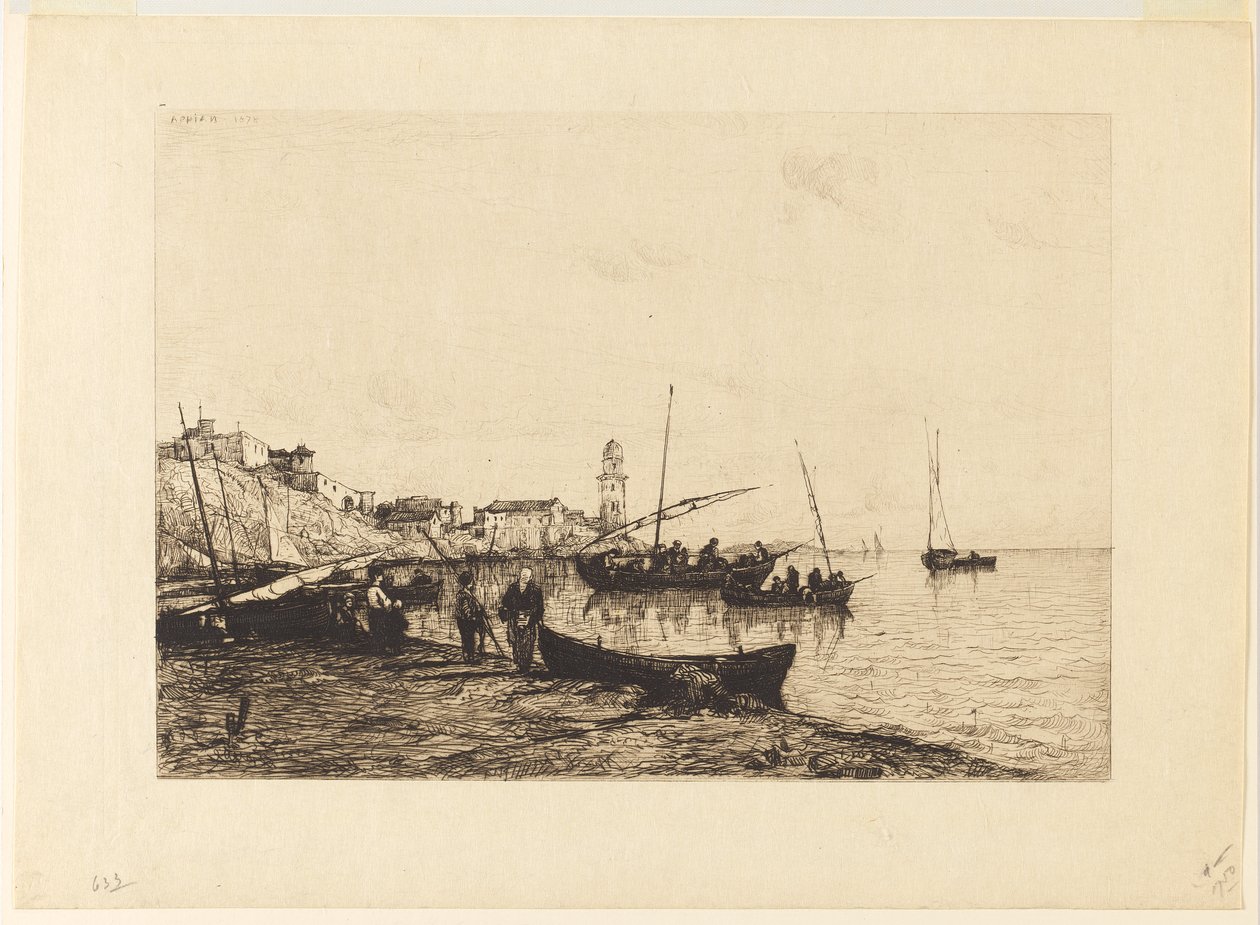 O Porto de San Remo de Adolphe Appian