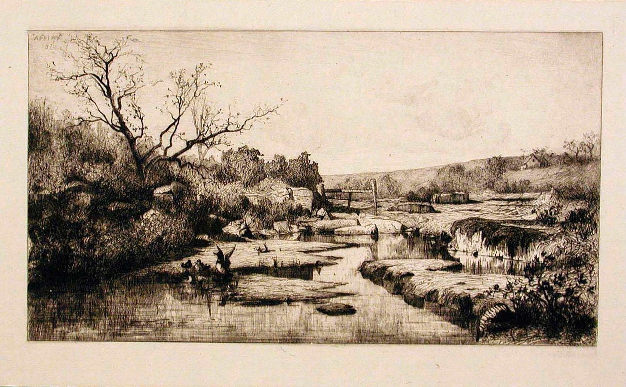 As nascentes do Albarine (Ain) de Adolphe Appian