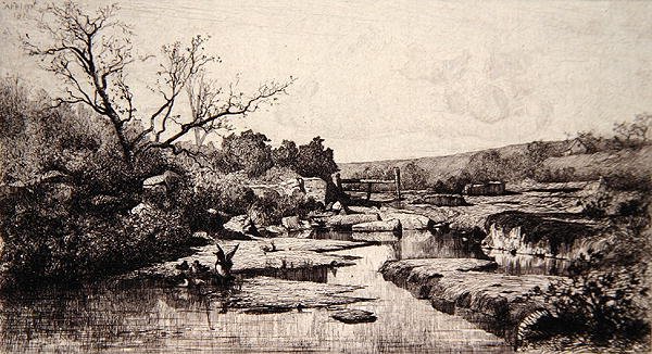 nascente do rio Albarine de Adolphe Appian