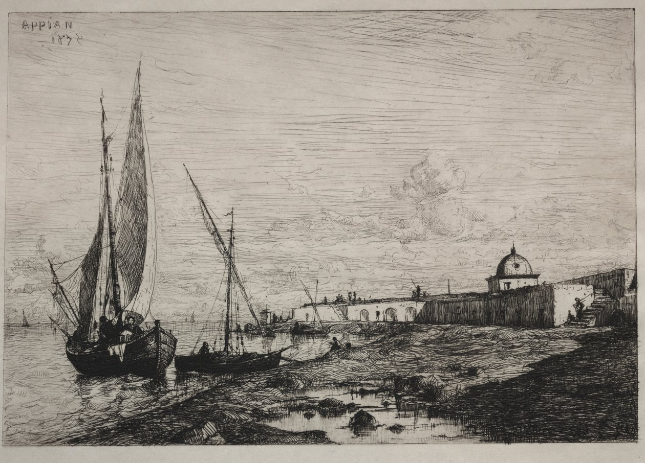 O Porto de San Remo de Adolphe Appian