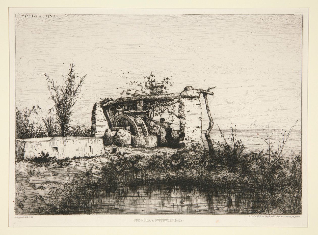Um moria em Bordiquier de Adolphe Appian