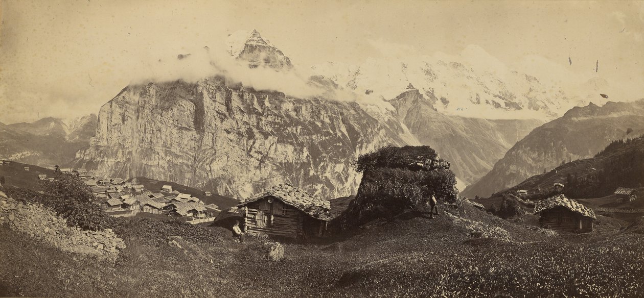 [Paisagem alpina] de Adolphe Braun