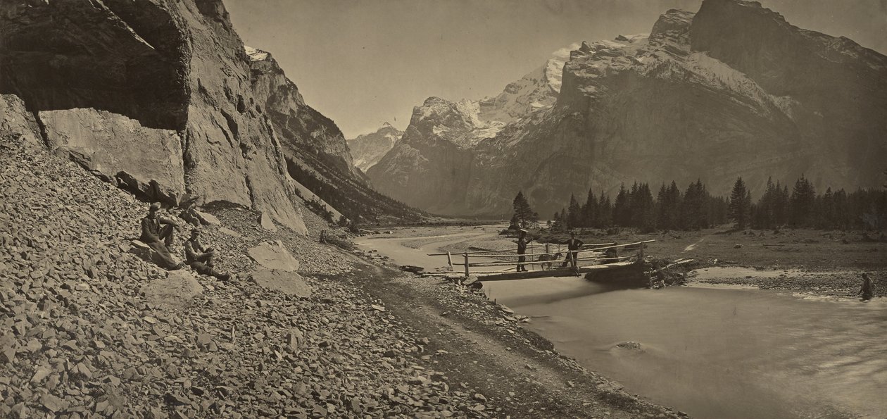 [Paisagem alpina] de Adolphe Braun