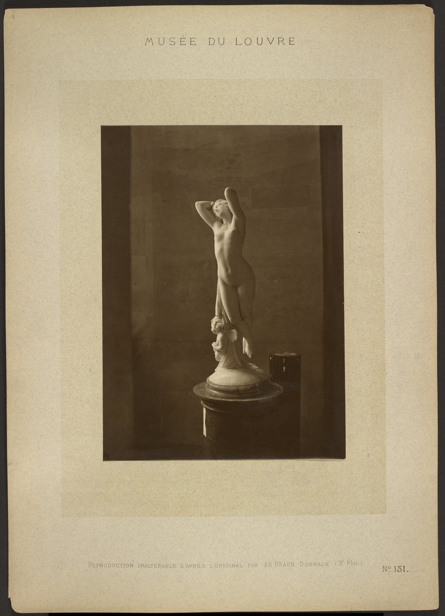 [Cupido e Psique de Pradier / Museu do Louvre] de Adolphe Braun