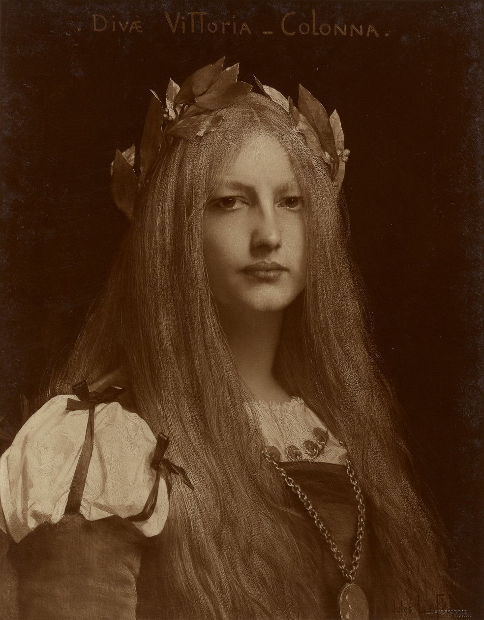 Vittoria Colonna" de J. Febre de Adolphe Braun