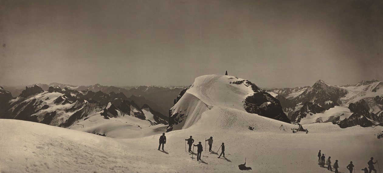 Cimeira do Mont Titlis, Suíça de Adolphe Braun