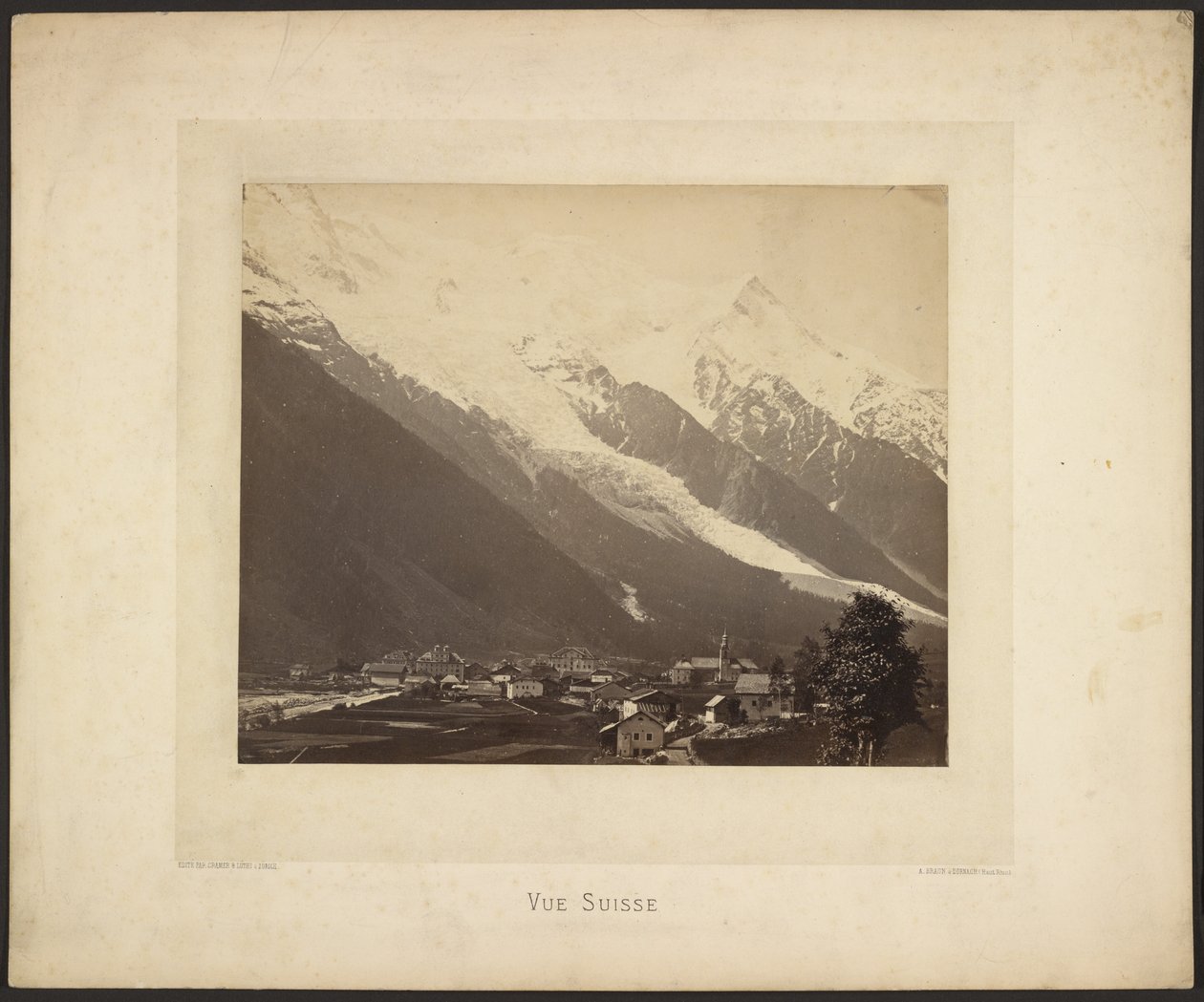Vista da Suíça de Adolphe Braun