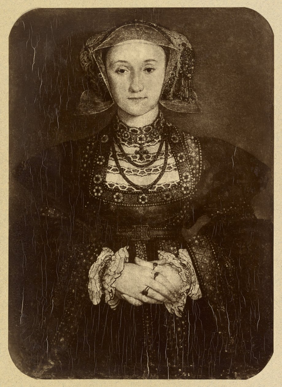 [«A Esposa de Henrique VIII», de Hans Holbein, Museu do Louvre] de Adolphe Braun