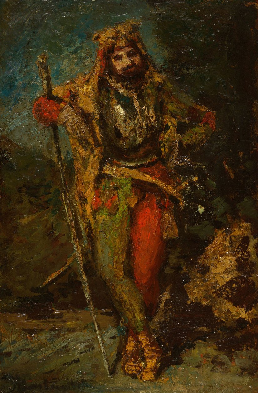 Mefisto da Ópera Fausto de Adolphe Joseph Thomas Monticelli