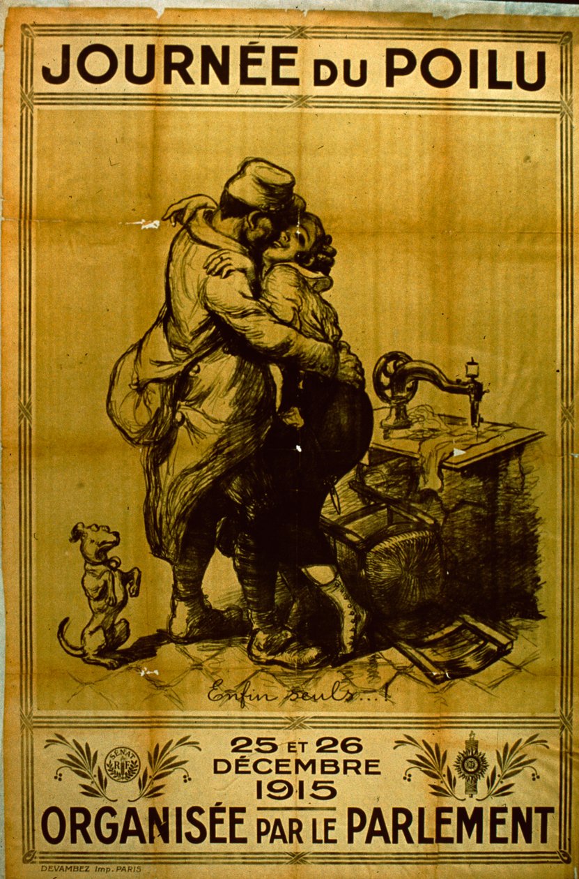 "Journee Du Poilu" de Adolphe Leon Willette