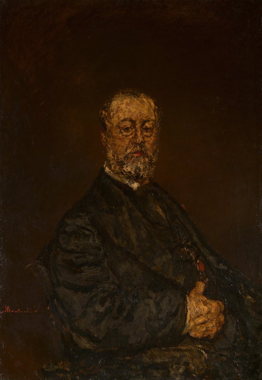 Retrato de Monsieur Rouland, c. 1875. de Adolphe Monticelli