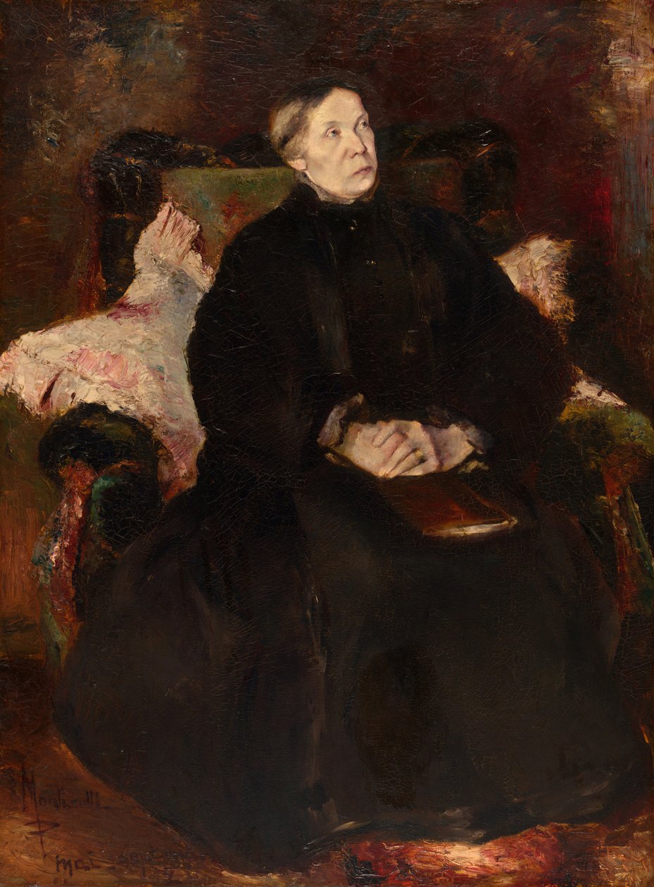 Retrato de uma senhora, 187079. de Adolphe Monticelli