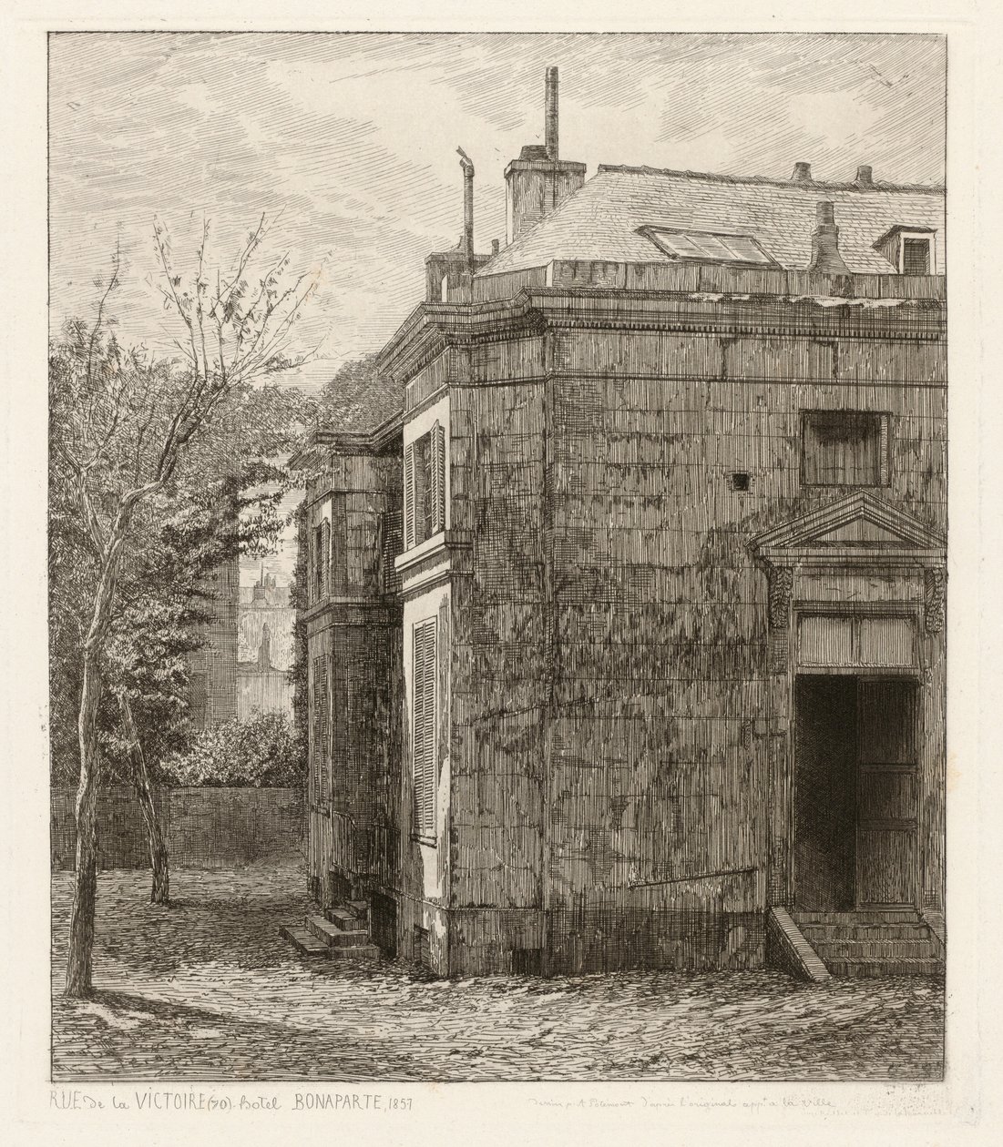 Rua da Vitória (70). Hotel Bonaparte de Adolphe Théodore Jules Martial Potémont