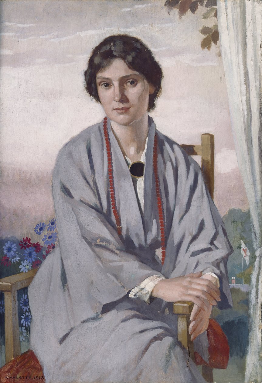 Retrato de May Aimee Smith de Adolphe Valette