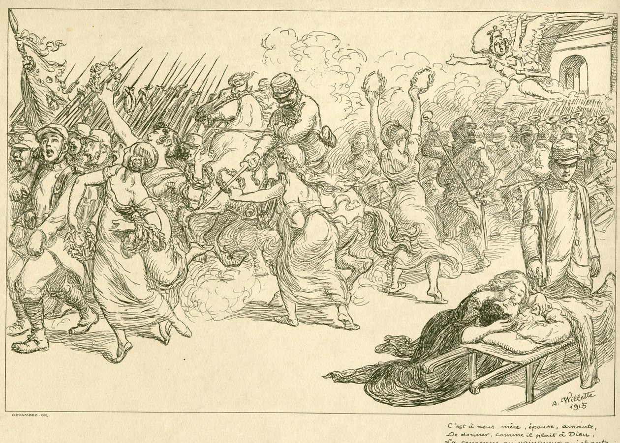 Canção do Girondius de Adolphe Willette