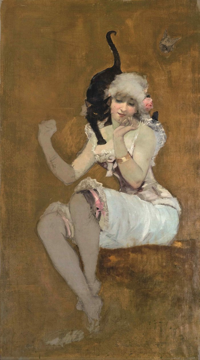 Um par de amigos, cerca de 1881. de Adolphe Willette