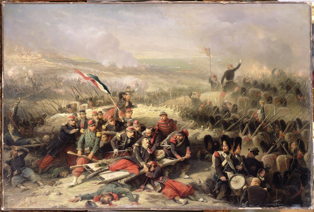 A tomada de Malakoff, 8 de setembro de 1855 de Adolphe Yvon